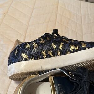 Altars navy and gold sneakers